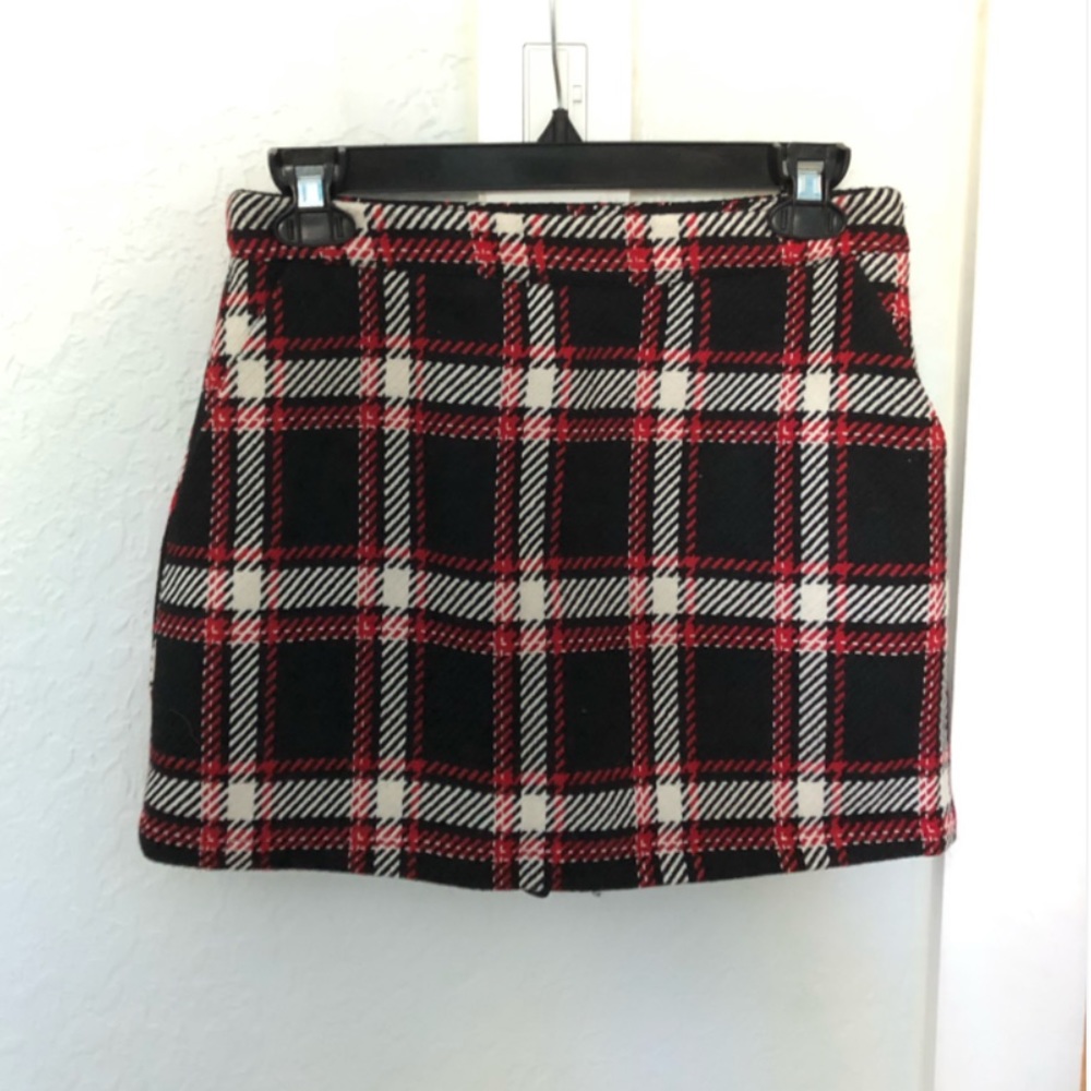 Plaid Mini Skirt